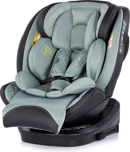 Chipolino turvatool Hypnotic i-Size 40–150 cm Isofixi ja 360° pööramisega – basil