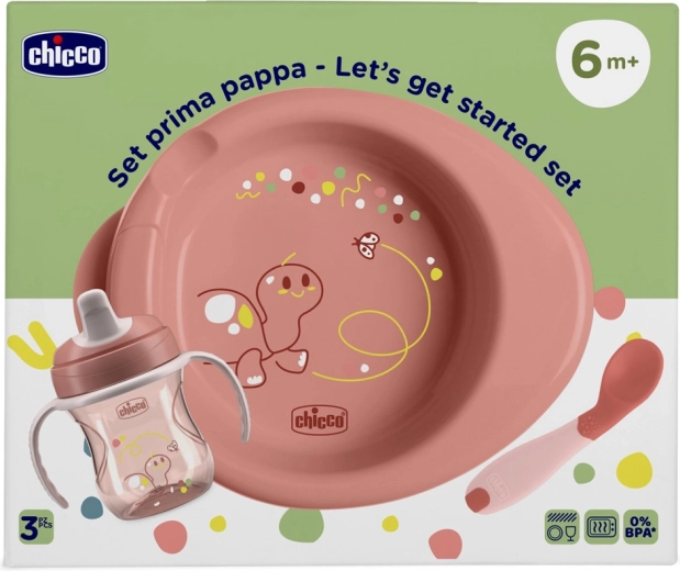 Chicco söötmise stardikomplekt pink 6 k+