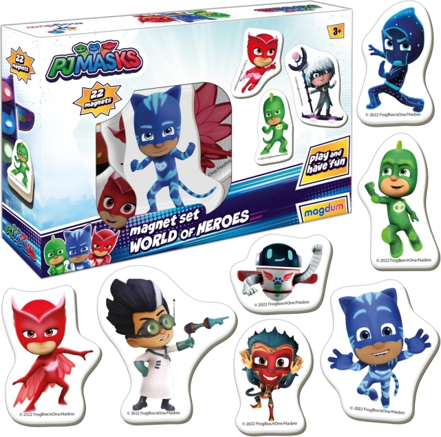 PJ MASKS magnetite komplekt
