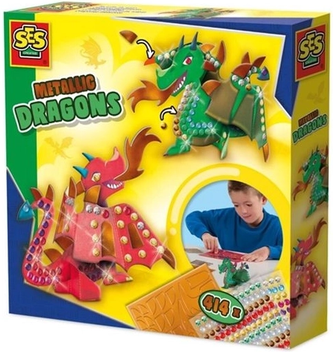 SES Creative draakonite metallik-kaunistus