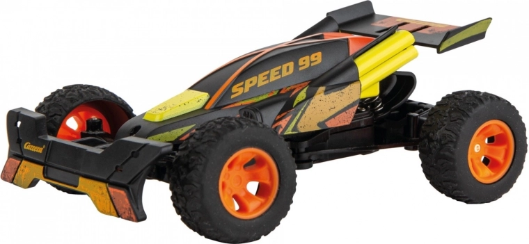 RC Car Carrera Orange Jumper with Ramp