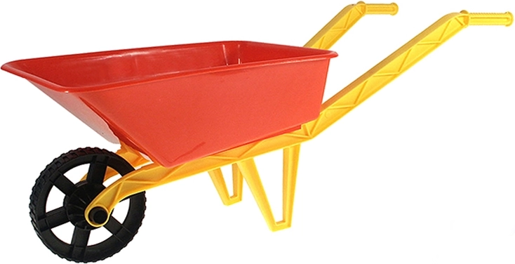 Laste plastist liivakäru, punane, 72 × 29 × 25 cm