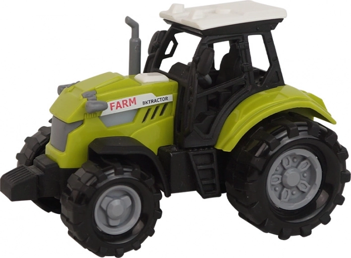 Traktor helide ja tuledega Sparkys, roheline‑punane