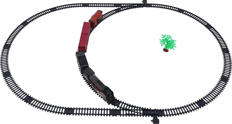 Easy assembly of a sturdy track