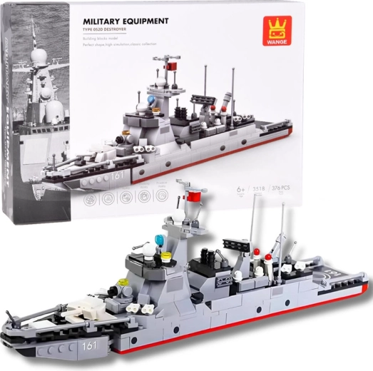 Wange Type 052D Destroyer ehituskomplekt – modernne hävitaja (376 detaili)