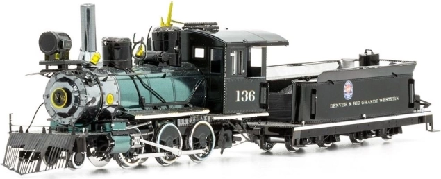 METAL EARTH 3D Puzzle Wild West: 2-6-0 Locomotive