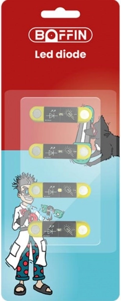 Boffin Magnetic LED Diode Set – 12 Colored LEDs for Experiments and Projects