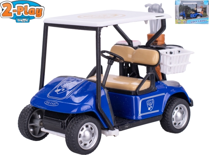 Golfikäru golfikeppidega 2-Play Traffic, tagasivedu, 10 cm
