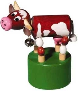 Detoa push puppet cow