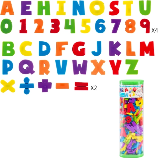 PlayGo Magnetic Letters and Numbers, 120 pcs