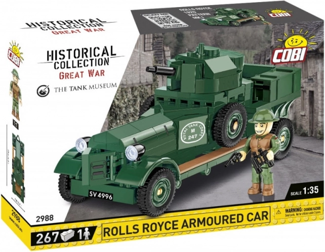 Klotsid Ajalooline Kollektsioon Rolls-Royce Soomusauto 1920 Mudel Mk I