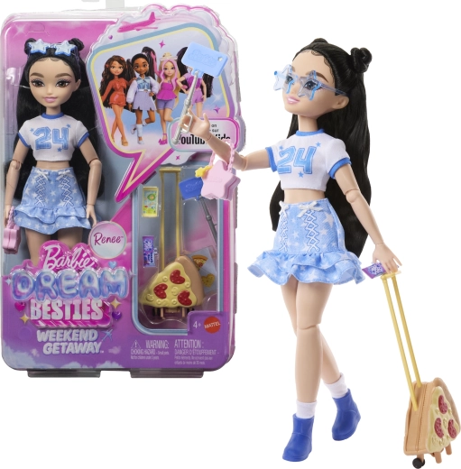 Barbie Dream Besties Renee – moenukk nädalavahetuse väljasõidu tarvikutega