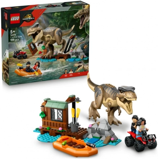 LEGO® Jurassic World 76975 T-rex ja põgenemine mööda jõge