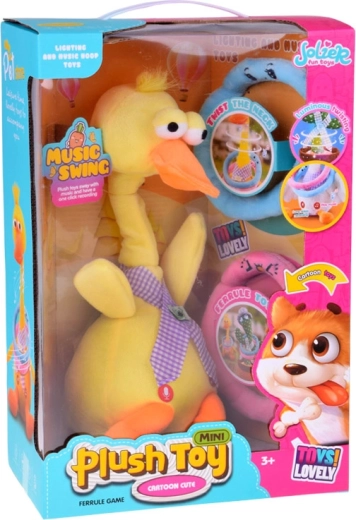 Moving, light-up and musical duck