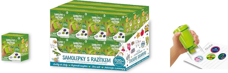 CONCORDE tempelmärgistusega kleebised Dino maailm – komplekt 320 tk