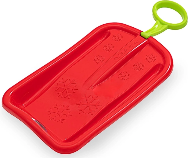Children's sled Snow Play Arrow 74 cm red