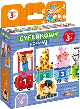 CzuCzu Number Train – counting puzzle up to 10