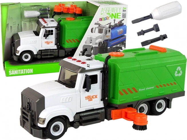 Green Take-Apart Street Sweeper for Kids