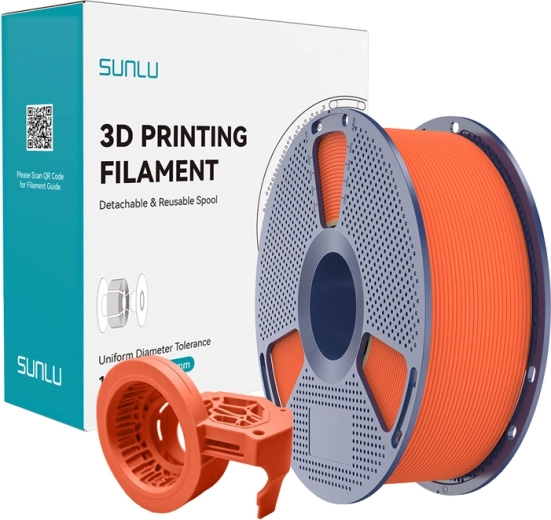 Sunlu high-speed matte PETG filament orange