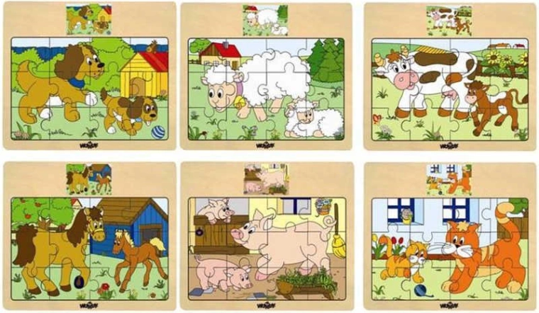Woody puidust pusle alusel koduloomad ja nende pojad – 1 tk