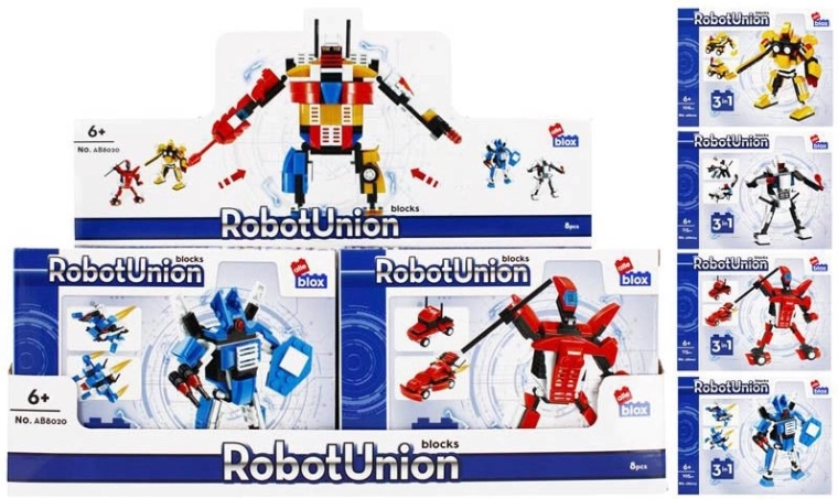 Robotvõitleja ehituskomplekt 3in1 – 4 varianti, 6+