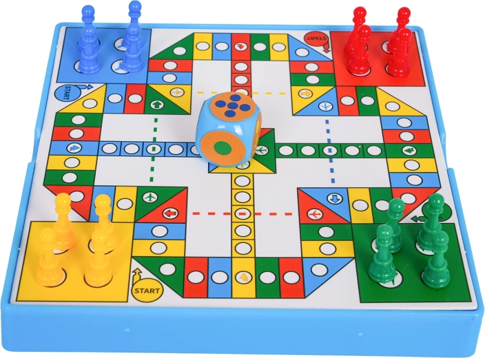 Värvilised nupud ja selge mängulaud
