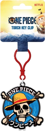 One Piece Keychain with Flashlight – Straw Hat Crew Icon