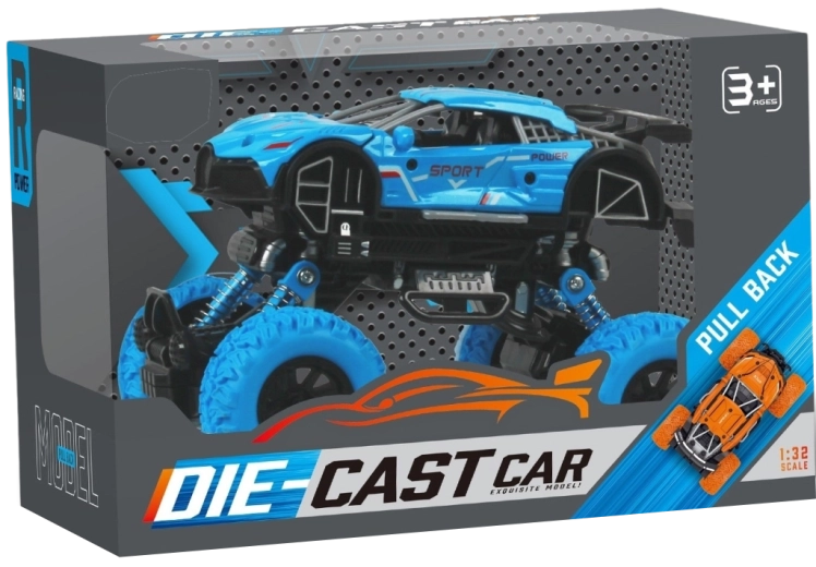 Monster truck 1:32 tagasitõmmatava mehhanismiga