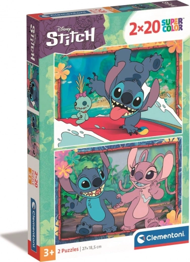Pusle 2×20 tükki Disney Stitch – Clementoni