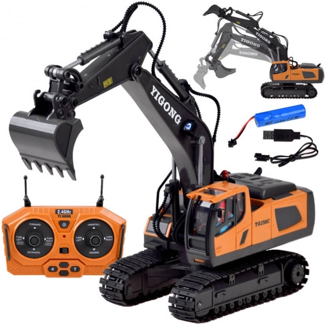 RC roomikekskavaator kaugjuhtimisega 2,4 GHz