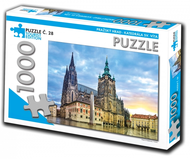 Turistiväljaanne pusle Püha Vitaali katedraal, Praha 1000 tükki