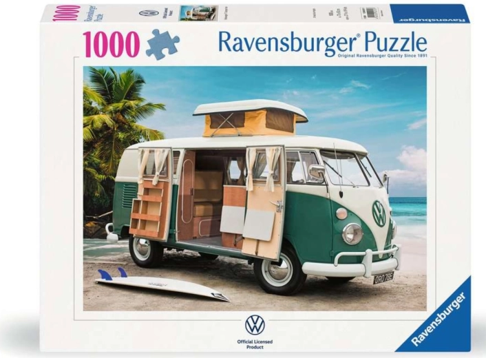 Ravensburgeri Volkswagen T1 matkaauto pusle, 1000 tükki