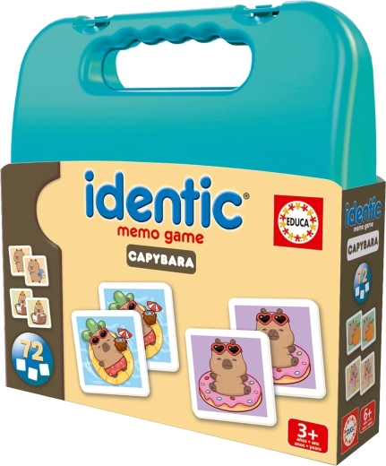 Memory Game in a Suitcase Capybara EDUCA (72 cards)