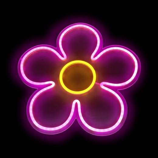 Laste LED-neoonlamp Lill