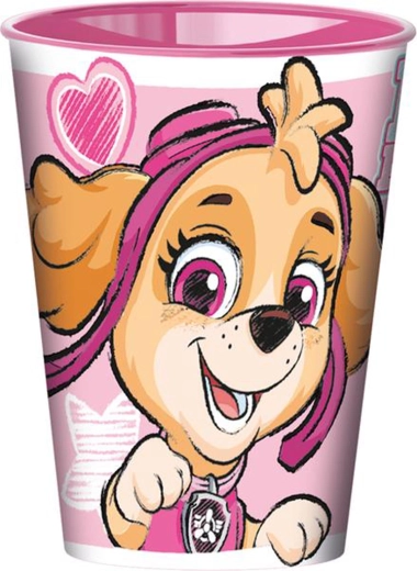 Plasttops Paw Patroli tass 260 ml roosa