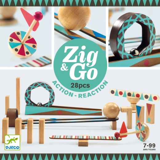 Puidust rada Zig Go 28 osaga firmalt Djeco
