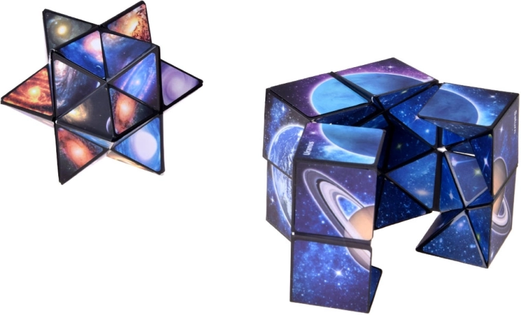 2-in-1: cube and 3D star