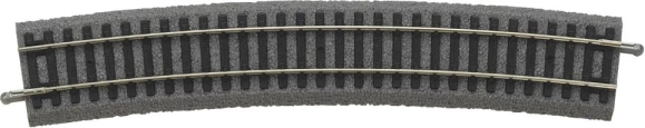 Piko Curved Track R9 with Bedding