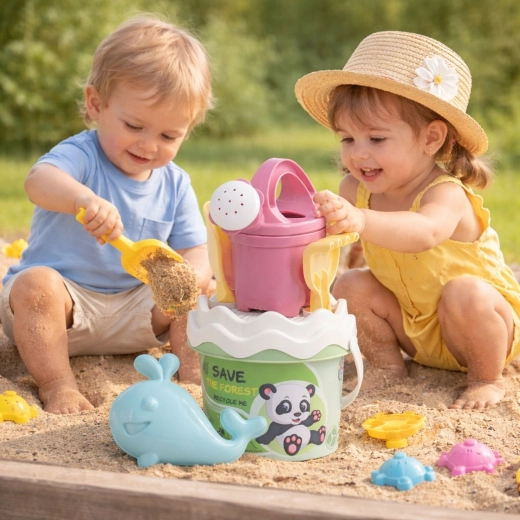 Recycled plastic and playful design