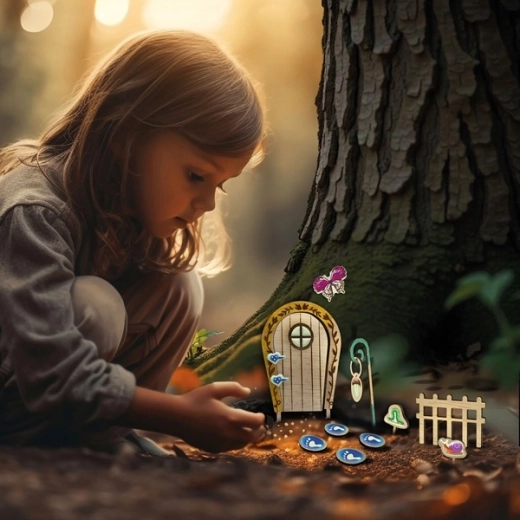 A magical world in the garden