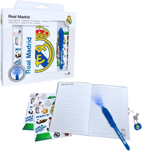 Real Madrid Notebook with Magic Pen