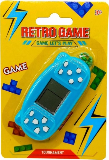 QUIZY Mini Gaming Console Keychain with 23 Games