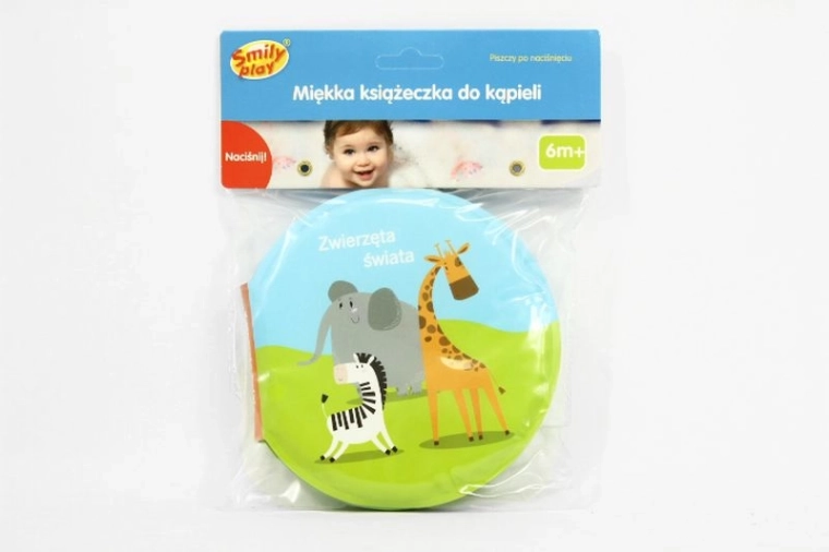 SmilyPlay World Animals soft bath book