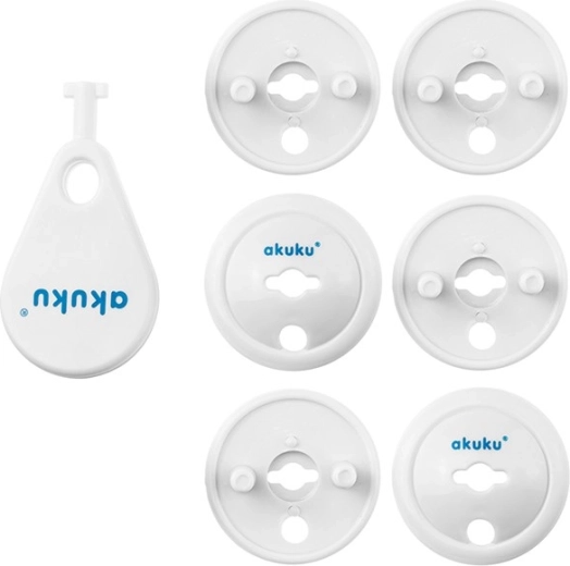 Akuku pistikupesade katted – laste turvalukud, 6 tk