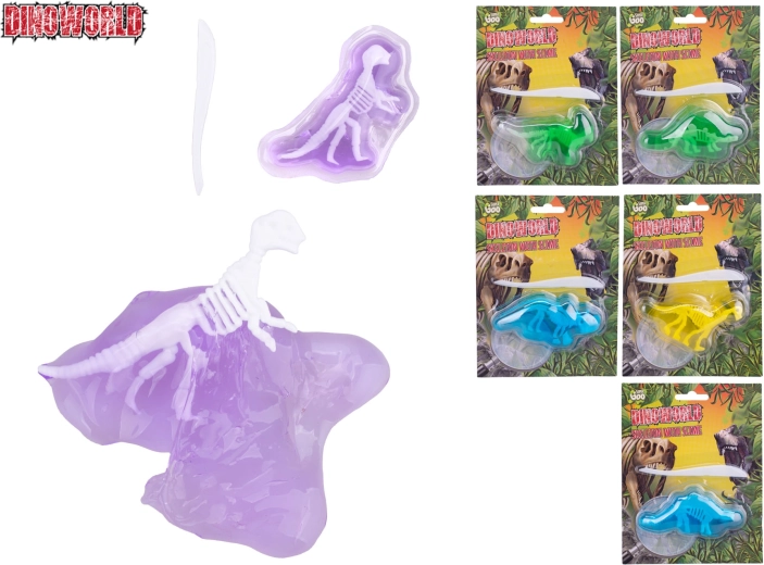 Dinoworld dinosaur skeleton in slime – educational set for children aged 3+