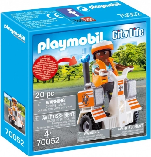 Playmobil City Life päästja segwayl koos tarvikutega