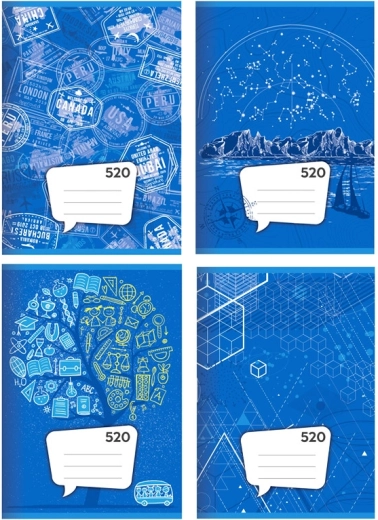 A5 notebook plain 20 sheets