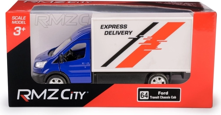Metallist kaubiku mudel EXPRESS DELIVERY 1:43 sinine, tagasikerimisega