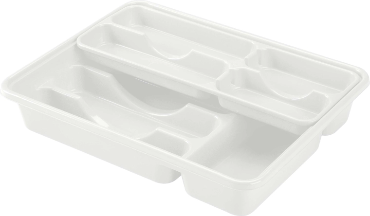 Heidrun plastic cutlery tray 40 × 31 × 7 cm, assorted colors