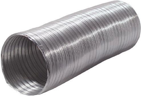 Flexible Aluminum Duct 100 mm (length 230–1000 mm)